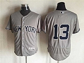 New York Yankees #13 Alex Rodriguez Gray 2016 Flexbase Collection Stitched Baseball Jersey,baseball caps,new era cap wholesale,wholesale hats